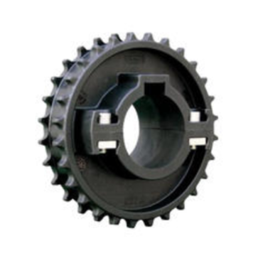 Molded drive sprocket split double keyway floating for chains 2120-2120M-2121